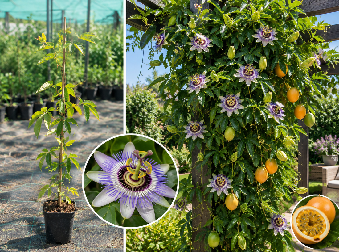Floarea Pasiunii Eia Popeia Rezistentă (Passiflora) - Liană 10-20 cm