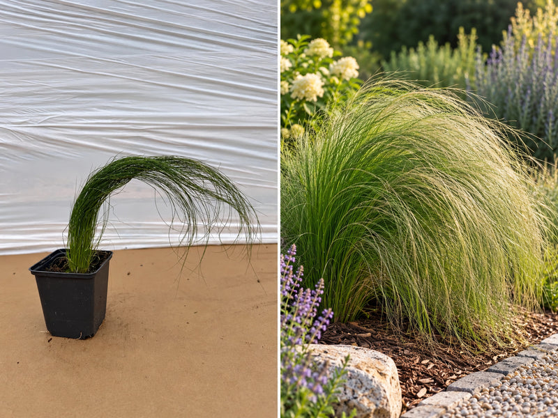 Iarbă Coadă de Ponei Ponytails (Stipa Tenuissima) - Ghiveci 10-20 cm