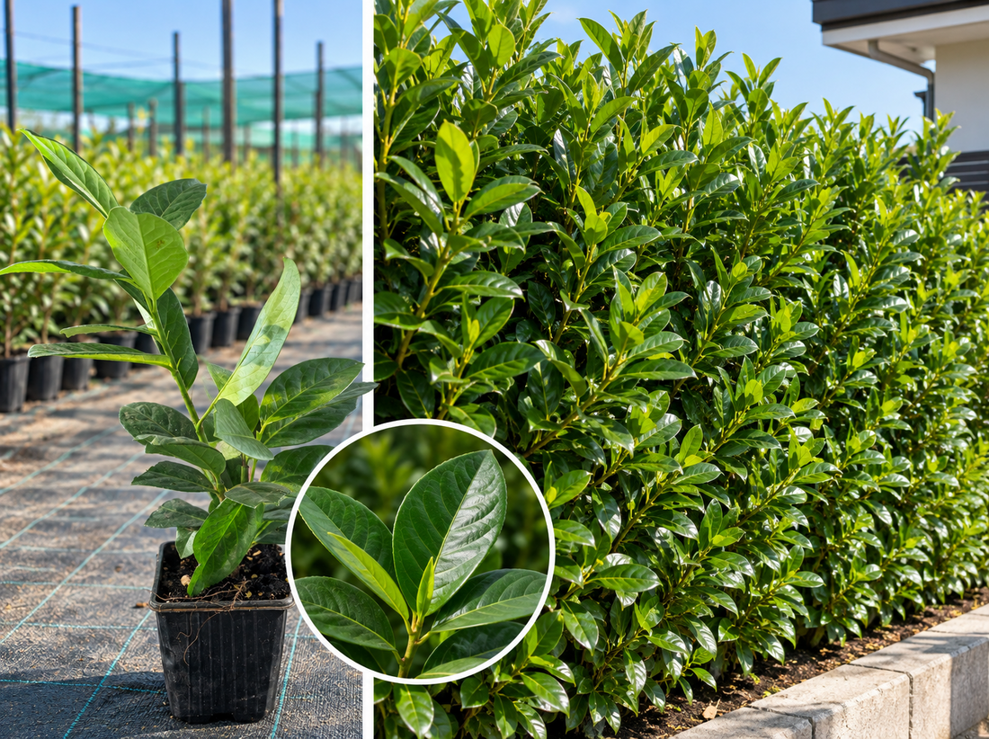 Laur Englezesc Novita Gard Viu (Prunus) - Butași ghiveci, 30-50 cm