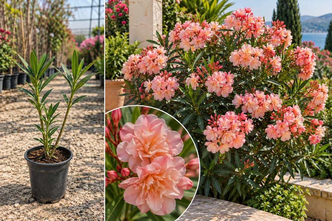 Leandru Somon Provence Floare Dublă (Nerium) - Ghiveci 10-20 cm