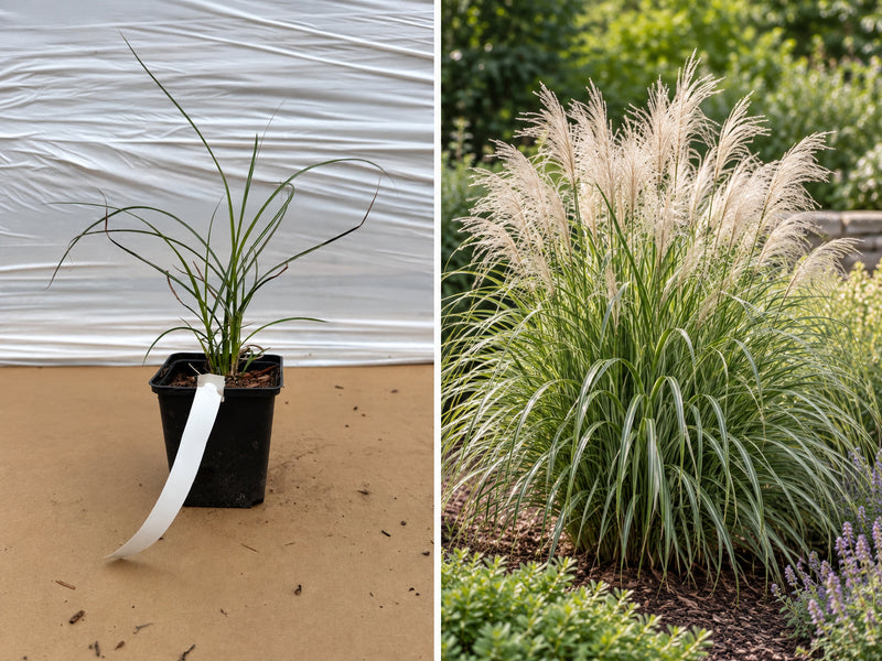 Iarbă Chinezescă Miscanthus Adagio (Iarba Elefantului) - Ghiveci 10-20 cm